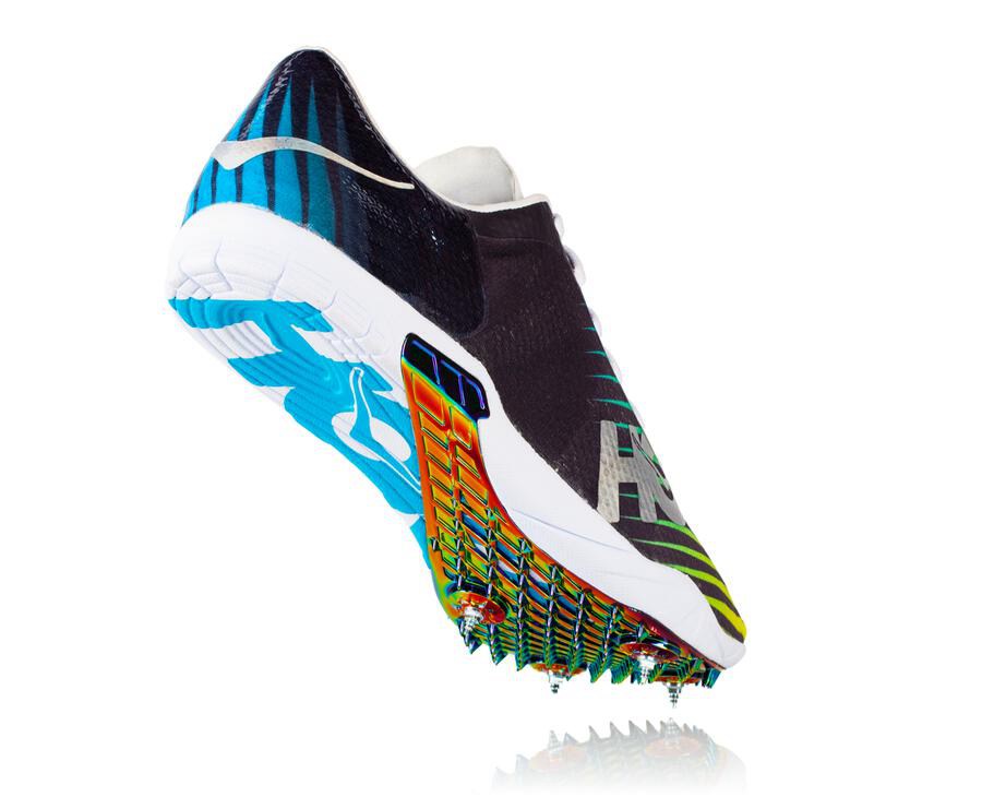 Spikes Atletismo Hoka One One Feminino Pretas/Branco - Speed Evo R - 130-GTWRYA